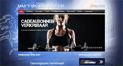 Desktop Screenshot of daysworkout.com